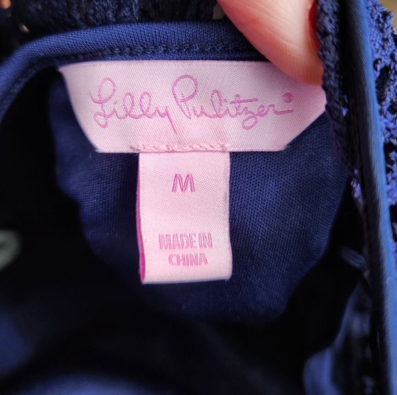 Lilly Pulitzer Navy Dress - Picture 2 of 3